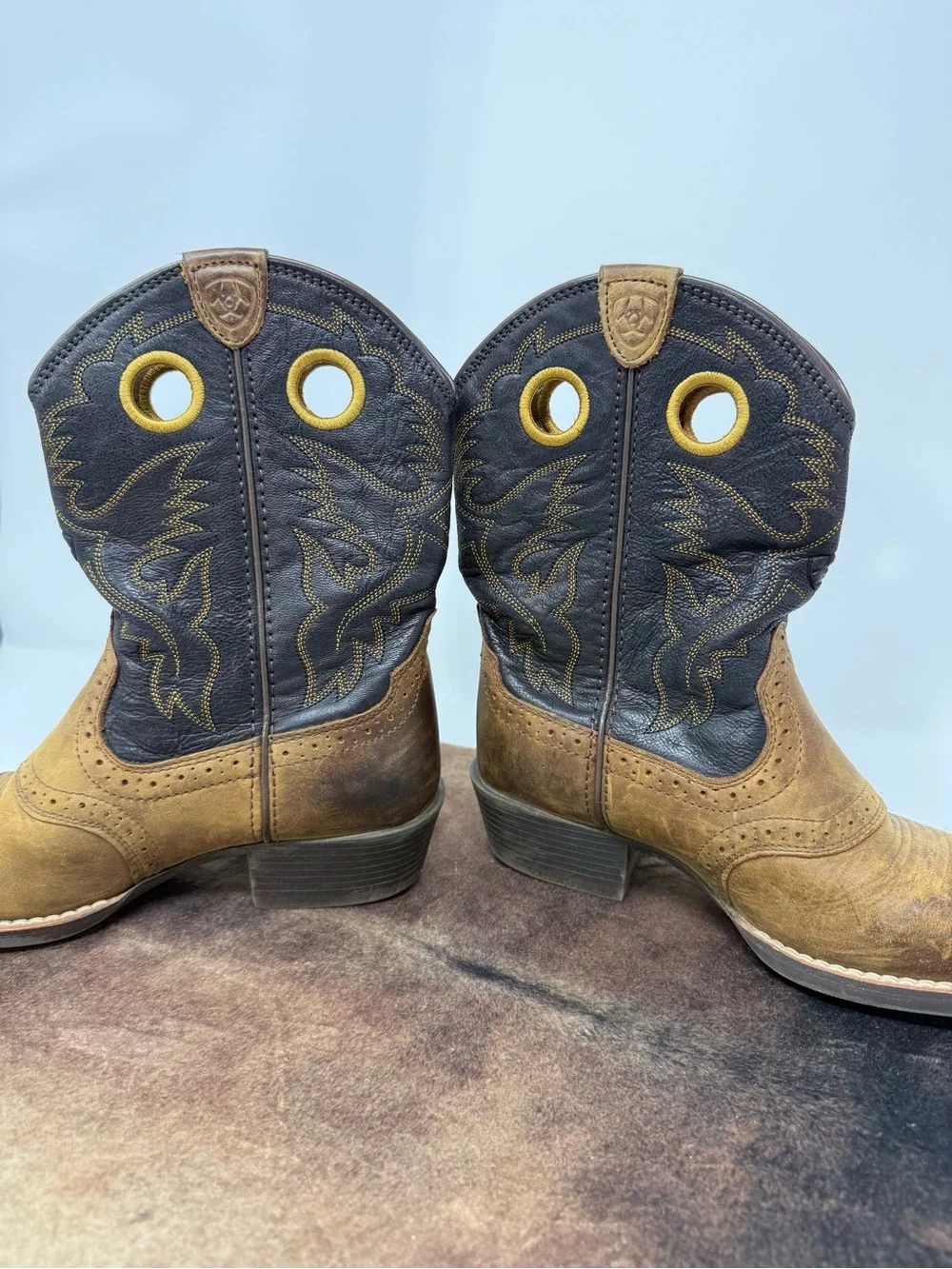 Ariat Kids' Heritage Roughstock Western Boots Sz 2 (QFGLCA)